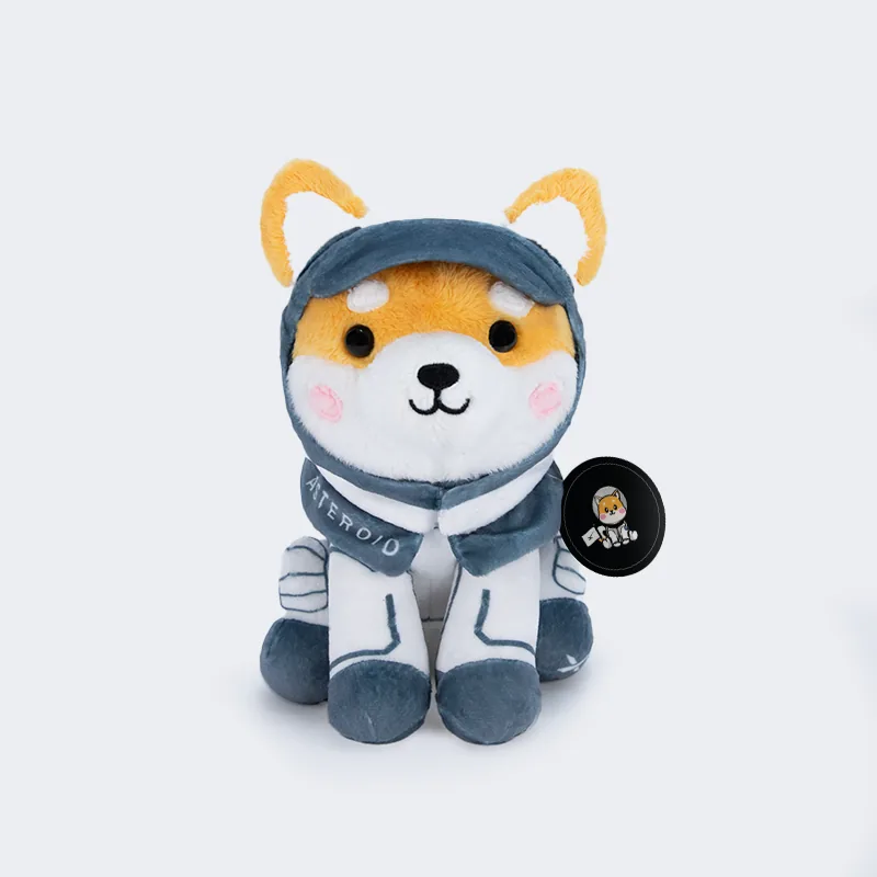 Asteroid plush, front view